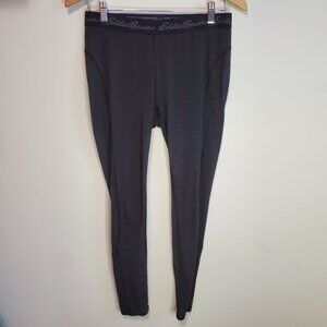 FIRST ASCENT EDDIE BAUER Merino Wool Blend Base Layer Legging Pants Womens Small